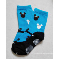 Babys 100 Baumwolle Lose Bündchen Anti-Rutsch Skidder Kleinkind Fuzzy Socken